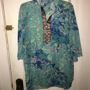 Asian inspired tunic women’s size 14/16